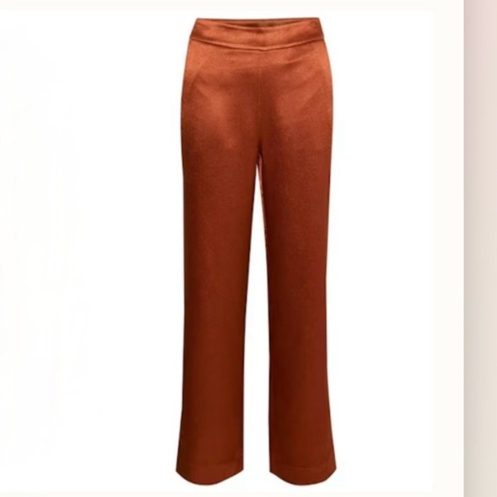 Gestuz Nicola Wide Leg Trousers in Burned